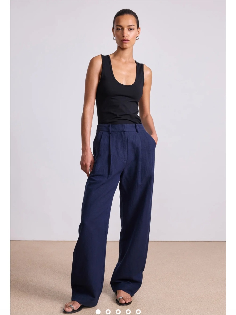 APIECE APART Mirabelle Trouser - Indigo Size 2 New